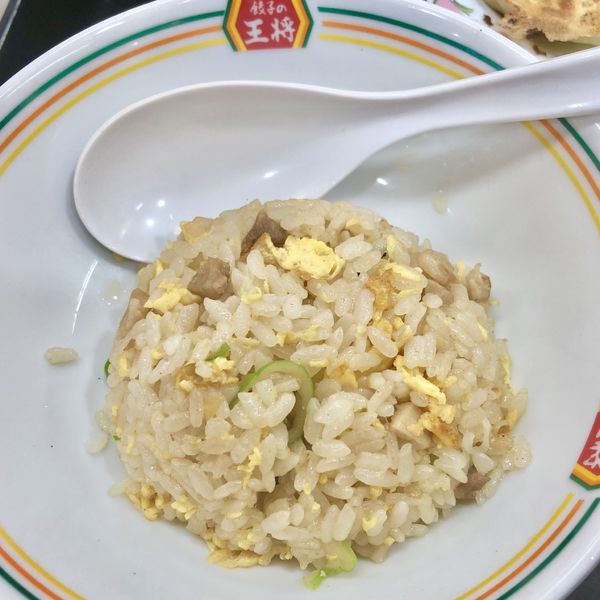 「ジャストサイズチャーハン(ラーメンセット1080円＋税)」@餃子の王将 ビビット南船橋店の写真