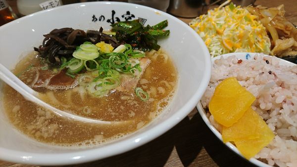 「【昼】しょうが焼&ハーフ中華」@らーめんとしょうが焼き あの小宮の写真