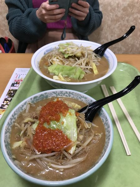 「味噌ラーメン＋辛味」@中みその写真