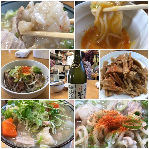 「ゴールデン縞腸S 和牛脛＆筋乗せ2000円」@MENYA 食い味の道有楽の写真