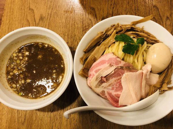 「特製つけ麺大盛り　1180円」@つけめん桜坂の写真