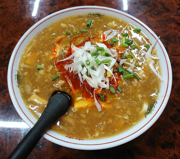 「フカヒレスーラータンメン(1080円+税)」@上海酒家の写真