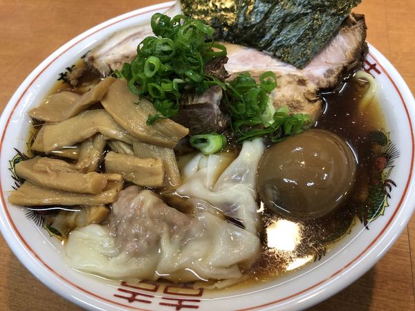 「特製醤油ラーメン＋ミニカレー」@龍聖軒の写真