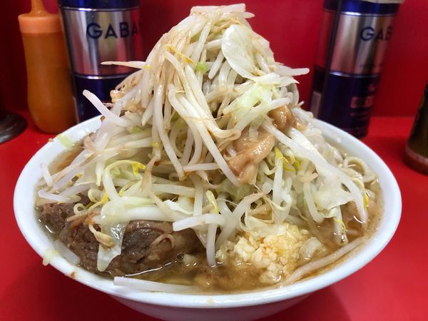 「小ラーメン全マシ」@ラーメン二郎 松戸駅前店の写真