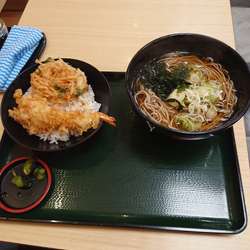 天丼そばセット５９０円
