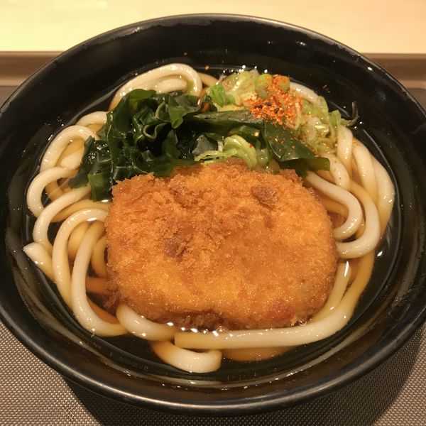 「コロッケ（￥430）」@名代 富士そば 田町店の写真