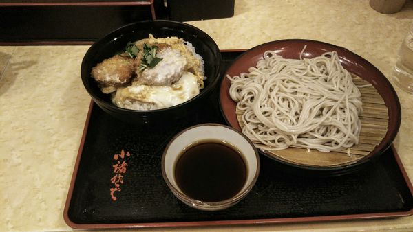 「ヒレカツ丼セット」@小諸そば 新南口店の写真