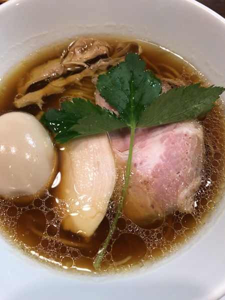 「鶏と水　醤油　味玉」@麺.SUZUKiの写真