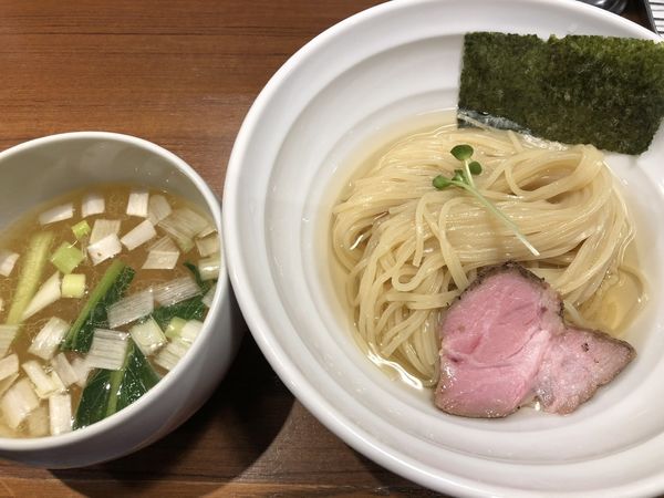 「昆布水の淡麗塩つけめん」@麺処 はら田の写真