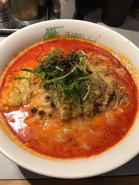 「[限定] 排骨担々麺(大盛)」@中華蕎麦 瑞山（ZUIZAN）の写真