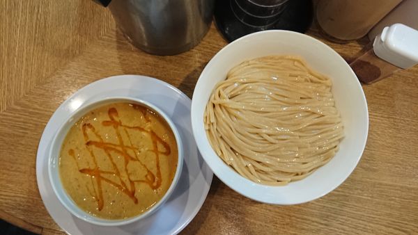 「限定桐担担つけ麺 大盛1100円」@中華そば 桐麺 総本店の写真