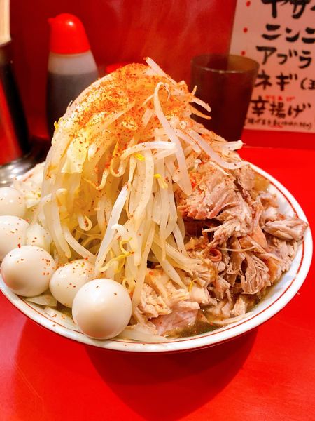 「ウズラ小豚肉入りそば」@ひたちなか大盛軒の写真