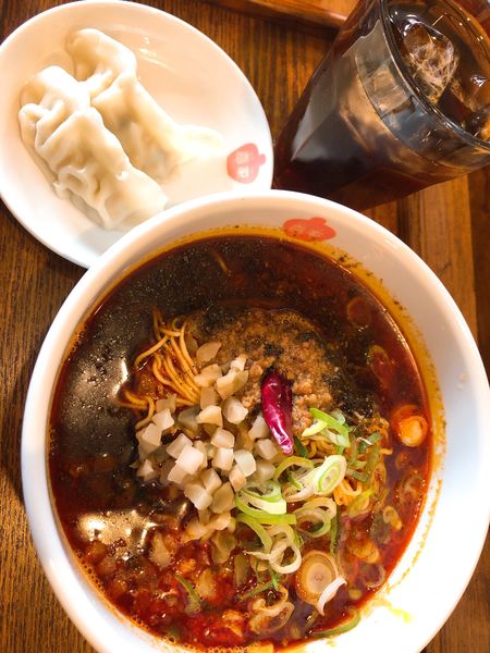 「青鬼坦々麺」@香家 三田店の写真