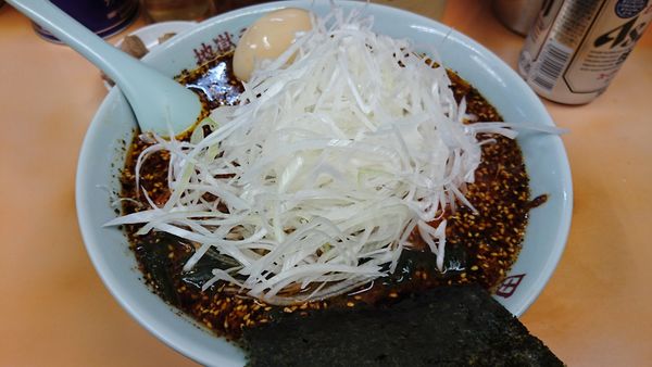 「地獄ラーメン極上3 大盛無料 味玉」@地獄ラーメン 田中屋の写真