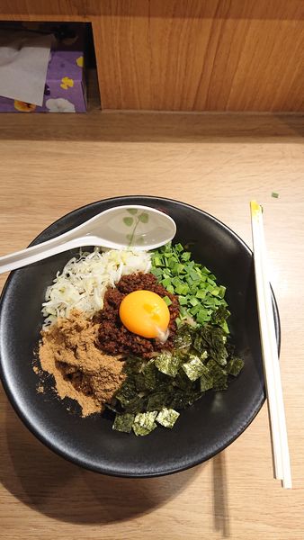 「台湾まぜそば大盛３辛ライス付き」@麺処 鶴舞屋の写真