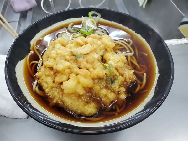 「天ぷらそば420円」@日栄軒の写真
