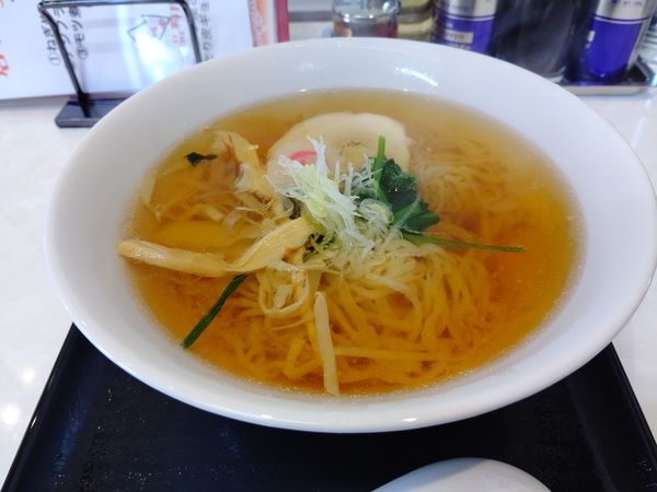 「手打ちラーメン(並盛・醤油)690円」@佐野青竹手打ちラーメン 俺の夢の写真