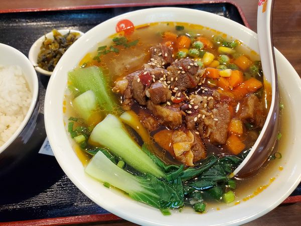 「牛腩米線セット」@沙県小吃の写真