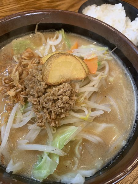 「北海道味噌野菜らーめん」@蔵出し味噌一心 今池店の写真