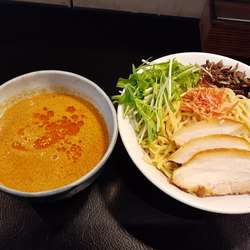 海老坦々つけ麺、大盛