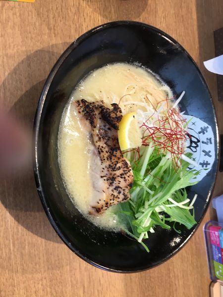 「鷄白湯ラーメン塩」@キラメキノトリ 京都久御山店の写真