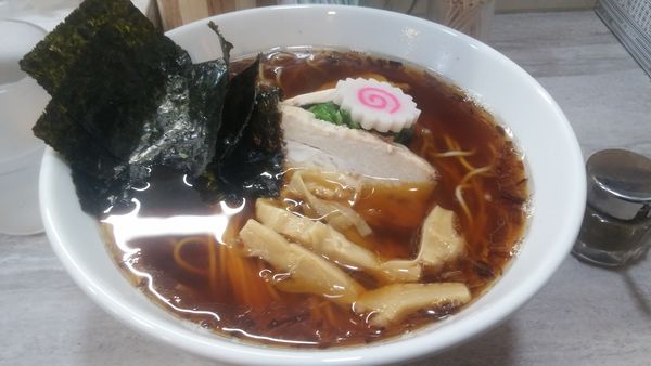 「極煮干醤油780円大盛り100円」@らーめん そよ風 西浦和店の写真