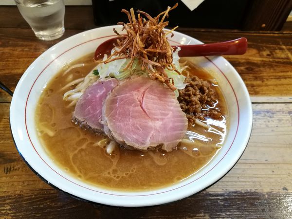 「味噌らーめん 830円(大盛無料)」@東京味噌らーめん 鶉の写真