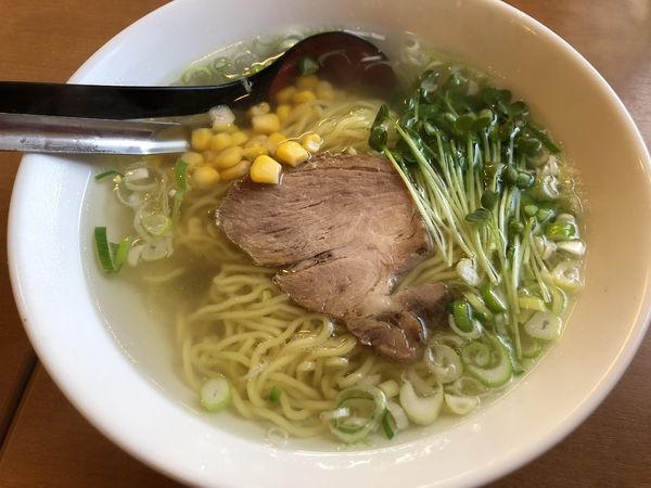 「しおらーめん＆チャーハンセット」@中華そば はなせきらーめんの写真