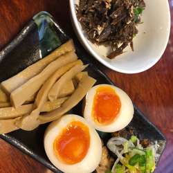 おつまみ3種もり&にぼししょうゆ漬