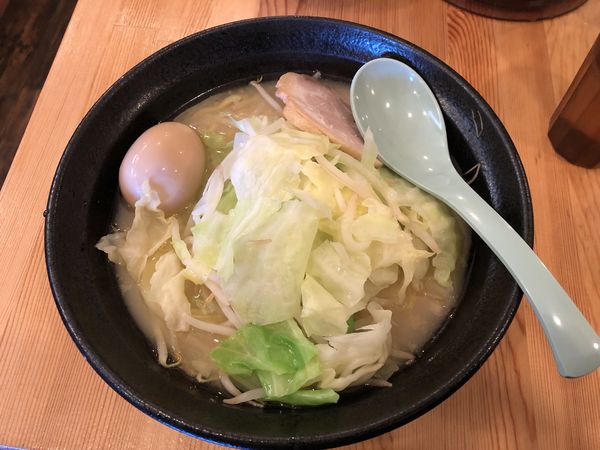 「野菜ラーメン 塩味 600円」@つけ麺らーめん 蓮の写真