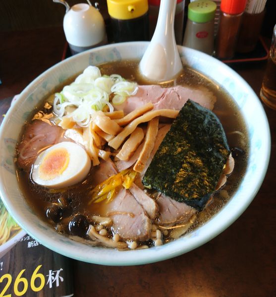 「きのこチャーシュー大盛」@青竹手打ちラーメン 桐生宿の写真
