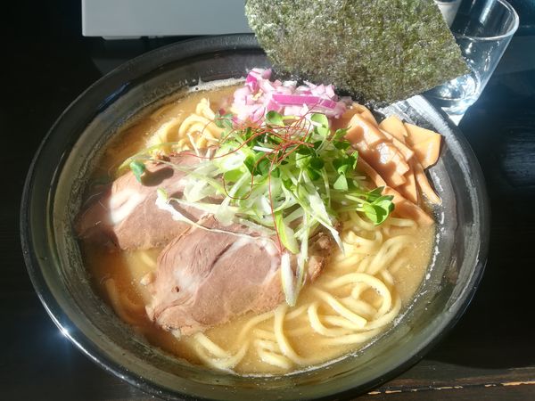 「みそ煮干しらーめん　大盛」@麺や 笑 ～Sho～の写真