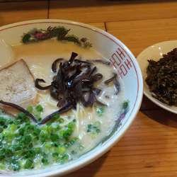 博多豚骨ラーメン 高菜