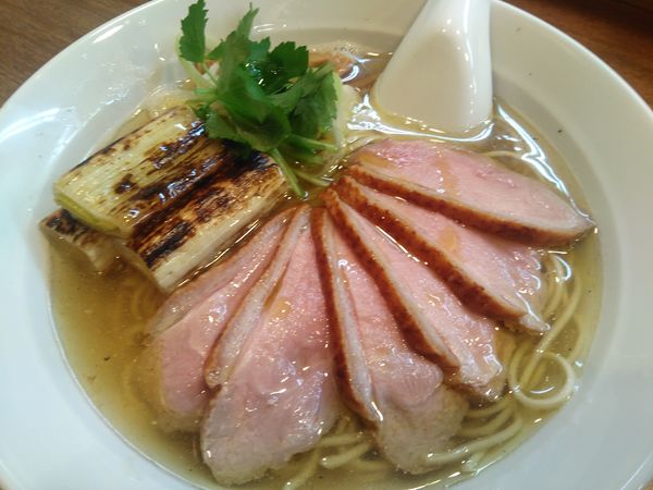 「（期間限定）トリュフ香る鴨チャーシュ麺（塩）¥1100」@らぁめん山と樹の写真