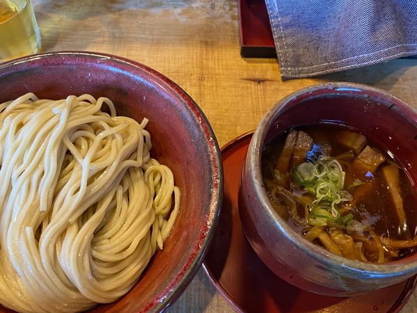 「つけ麺(限定)」@梅花亭の写真