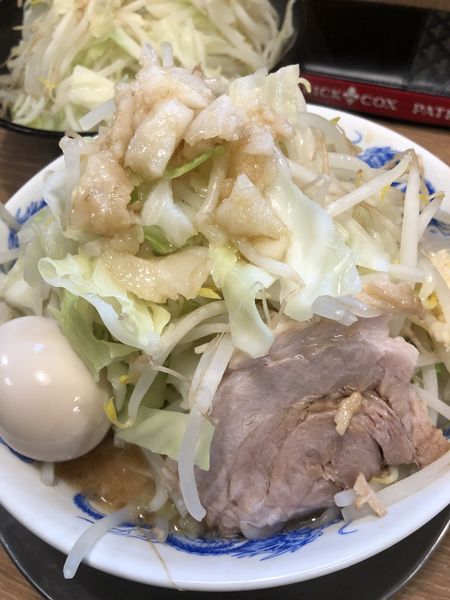 「味玉ラーメン　野菜ダブル」@ジャンクガレッジ 東大宮店の写真