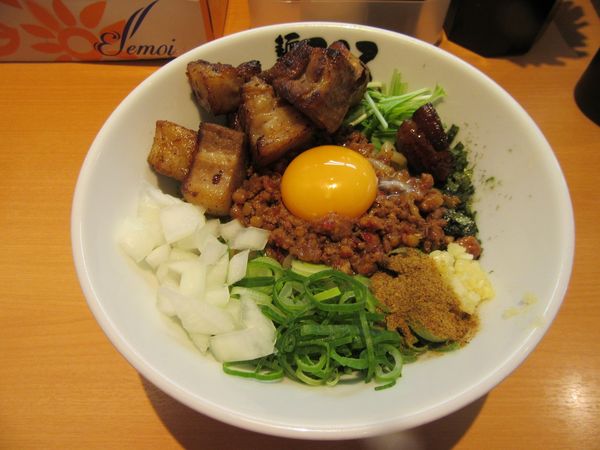 「カレー台湾まぜそば（８８０円）＋チャーシュー２３０円」@麺屋こころ 柏店の写真