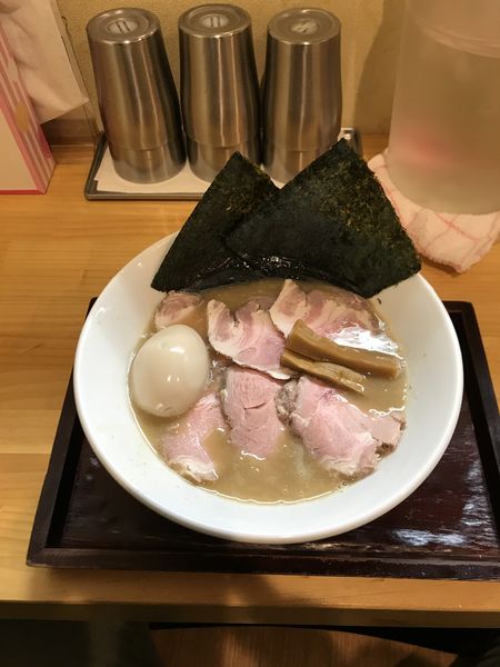 「にぼ白湯そば」@麺屋 希楽夢の写真