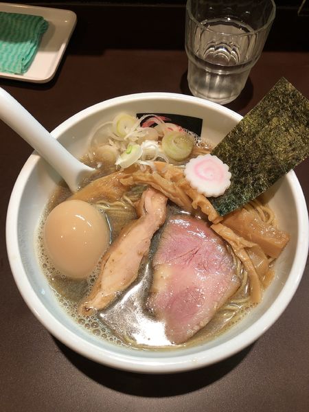 「にぼし850円＋半和え玉」@おおぜき中華そば店の写真