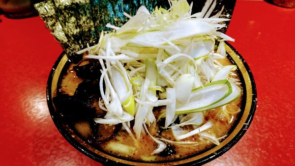 「ラーメン(麺硬め･味濃いめ)+海苔･下仁田葱･木耳」@厚木家の写真