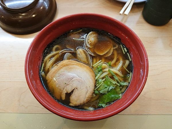 「あさりだしらーめん」@無添 くら寿司 井草八幡宮店の写真