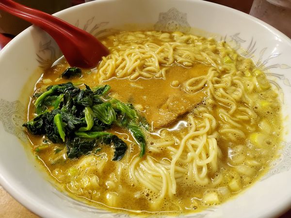 「カレーラーメン780円細麺」@らーめん ドラごんちの写真