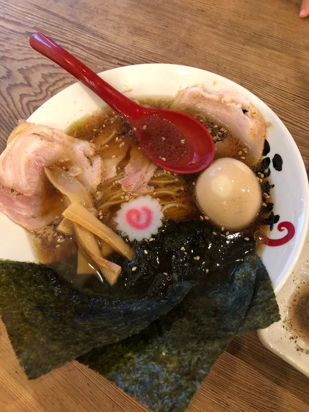 「特製地鶏中華そば930円」@らーめん 福たけ 桜木本店の写真
