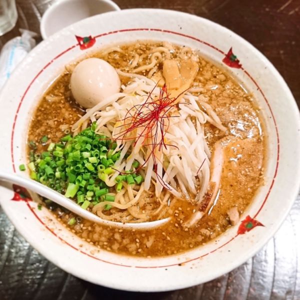 「味玉ぶし味噌らーめん」@赤みそ家 バイパス店の写真