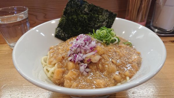 「限定  ホタテ和え麺  &イクラ丼」@らーめん いつ樹 本店の写真