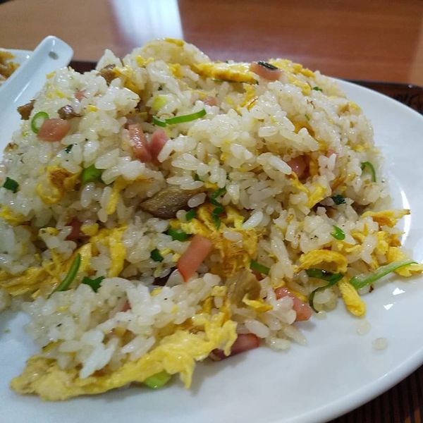 「#五目チャーハン #小ラーメン #750円」@美山飯店 本店の写真