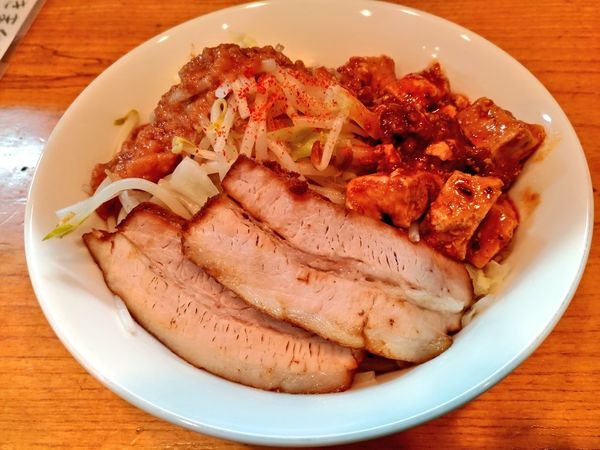 「きまぐれ限定 麻婆麺 Version二郎」@麺屋 シロサキの写真