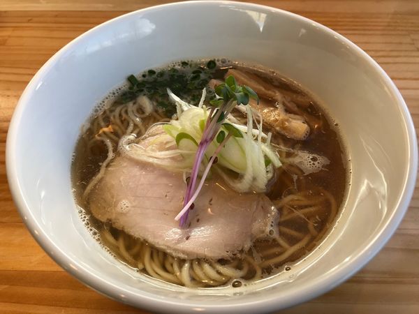 「焼きアゴ醤油らぁ麺　730円」@らぁ麺屋09。の写真