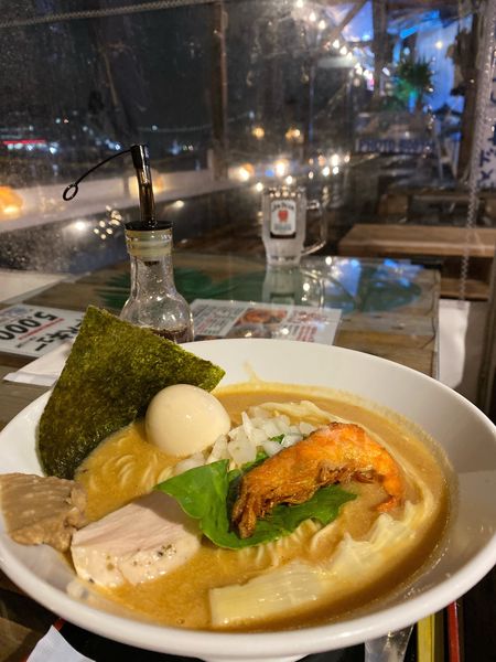 「濃厚海老ソバ」@マグロ卸のラーメン・バルの写真