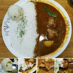 スリランカ風カレー＋クミンポテト  960円